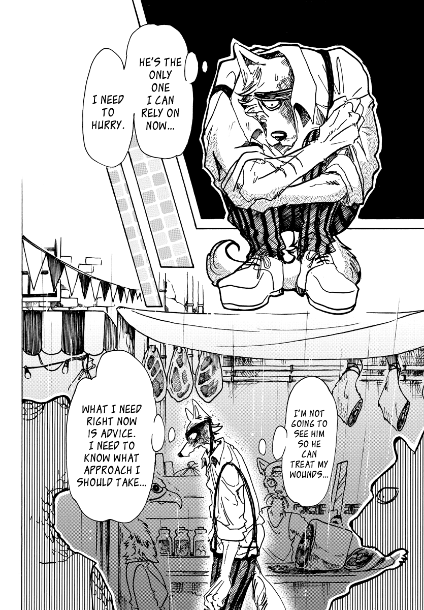 Beastars Chapter 61 page 14 - Chapter 61: You're LIke a Moth Flying Under the Moonlight