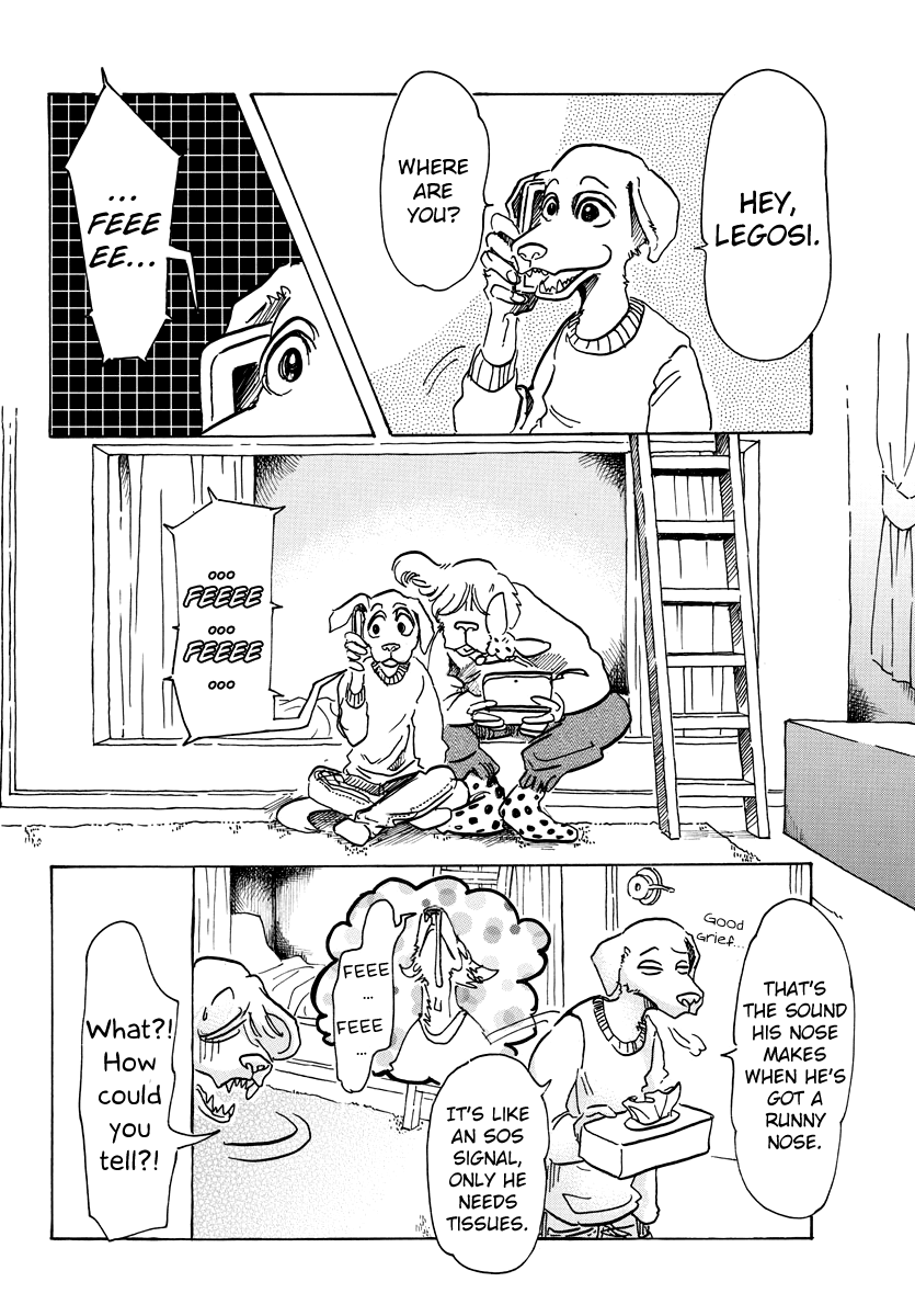 Beastars Chapter 61 page 2 - Chapter 61: You're LIke a Moth Flying Under the Moonlight