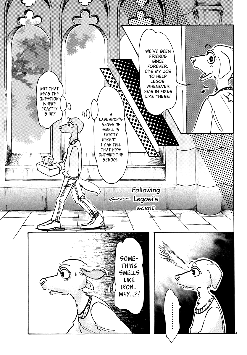 Beastars Chapter 61 page 3 - Chapter 61: You're LIke a Moth Flying Under the Moonlight