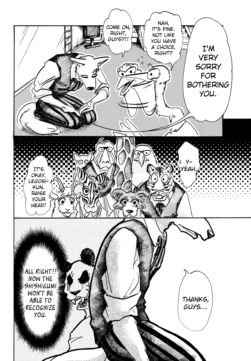 Beastars Chapter 62 page 15 - Chapter 62: The Resolve to Change Your Appearance