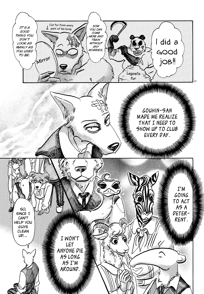 Beastars Chapter 62 page 16 - Chapter 62: The Resolve to Change Your Appearance