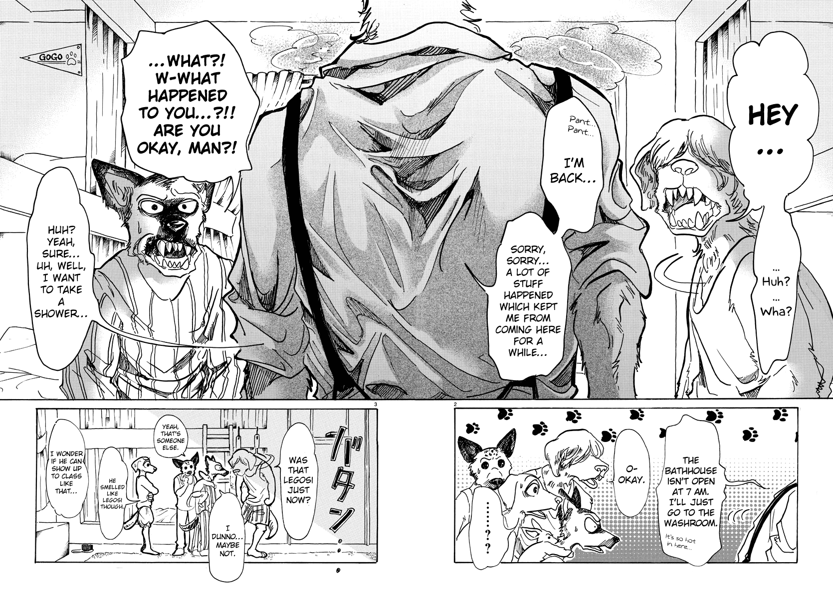 Beastars Chapter 62 page 2 - Chapter 62: The Resolve to Change Your Appearance