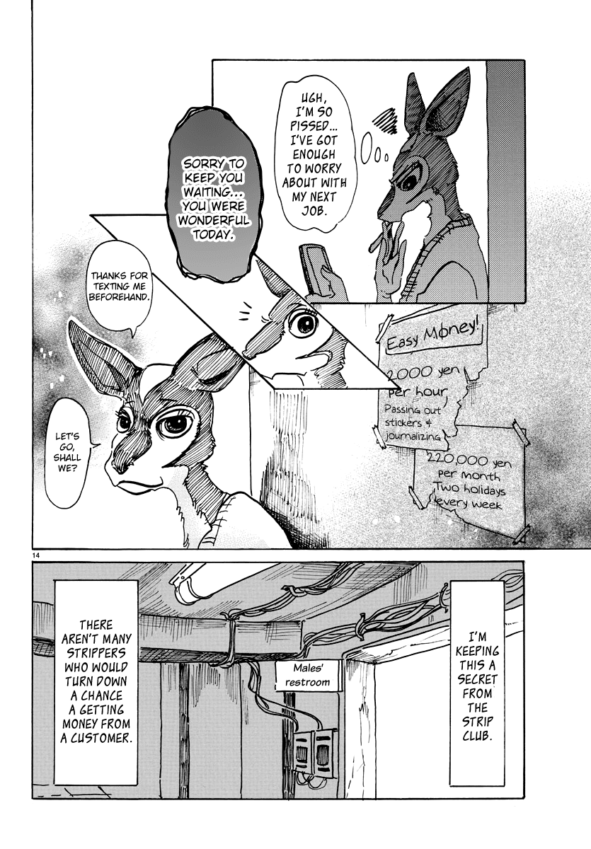 Beastars Chapter 64 page 14 - Chapter 64: A Dancer Does Not Need Pointe Shoes