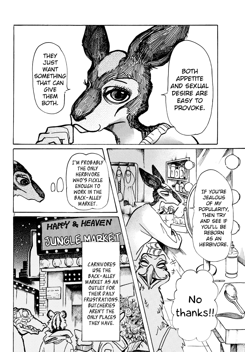 Beastars Chapter 64 page 2 - Chapter 64: A Dancer Does Not Need Pointe Shoes