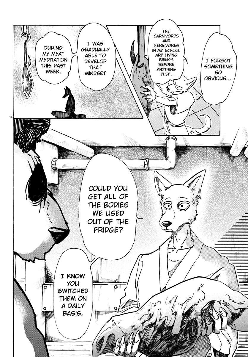 Beastars Chapter 66 page 14 - Chapter 66: A Burial in a Windy Coast