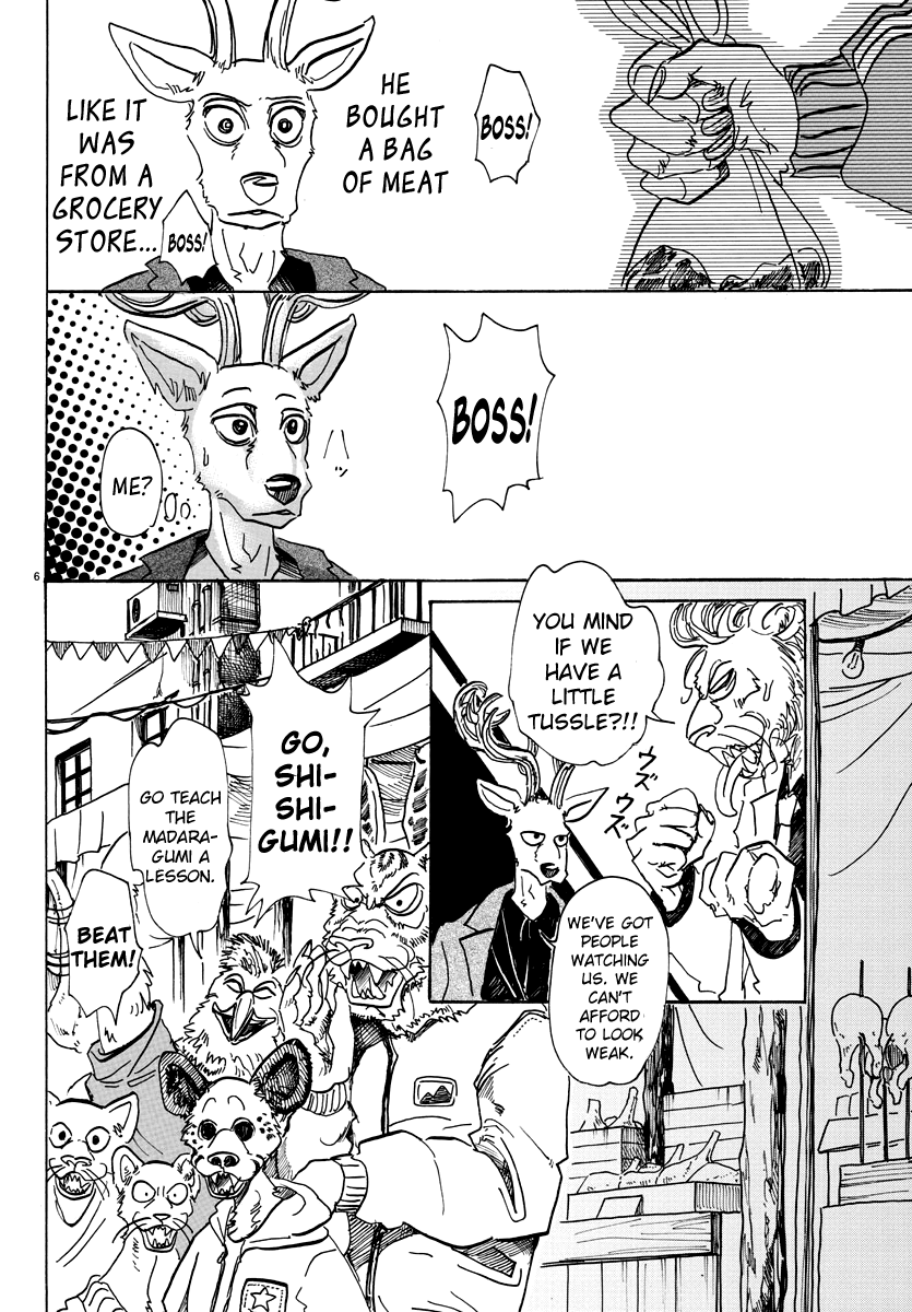 Beastars Chapter 66 page 6 - Chapter 66: A Burial in a Windy Coast