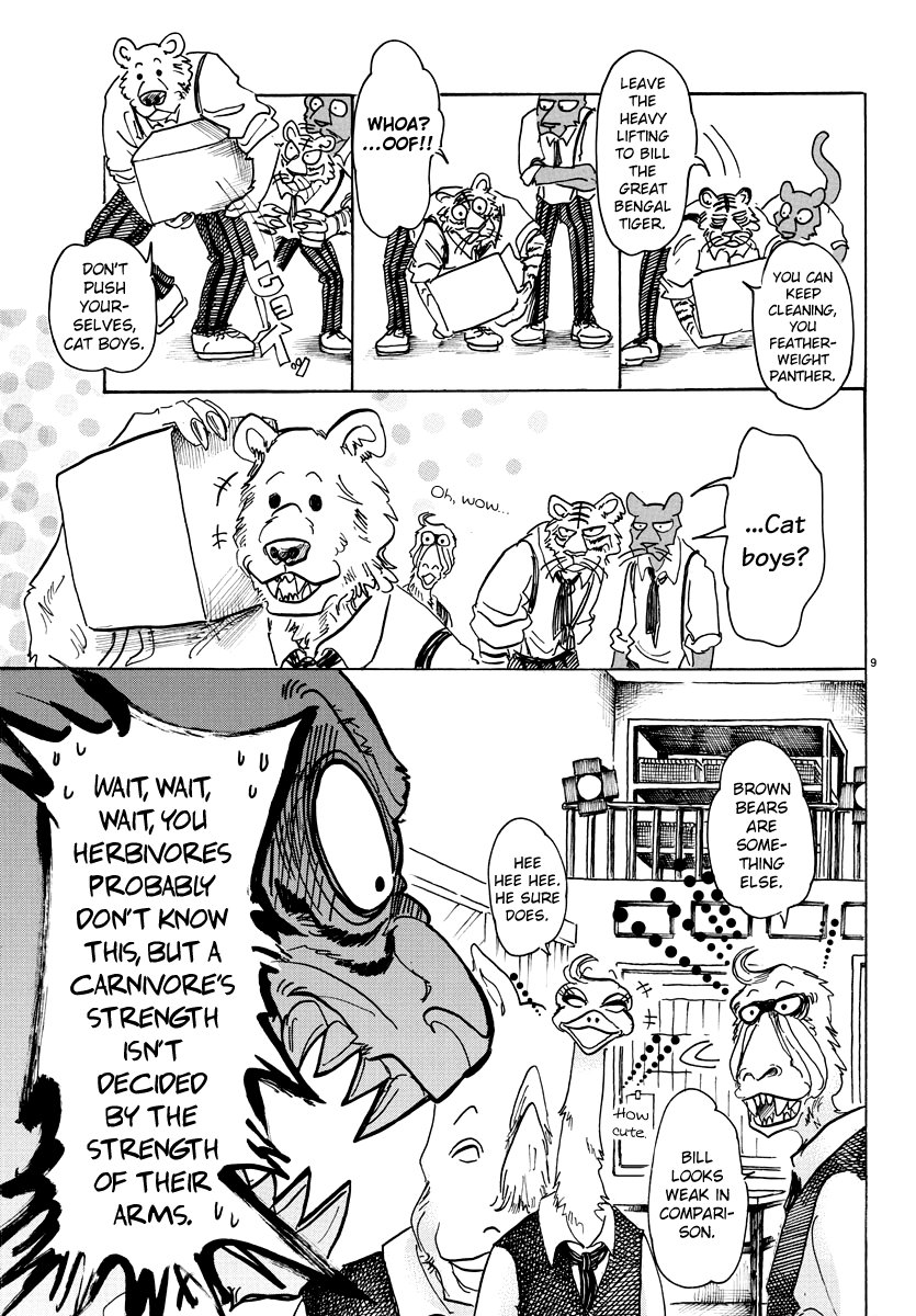 Beastars Chapter 67 page 10 - Chapter 67: Alternating the Currents of Dentition