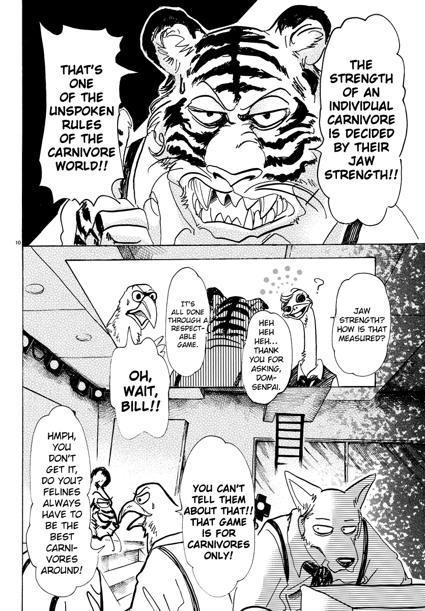 Beastars Chapter 67 page 11 - Chapter 67: Alternating the Currents of Dentition