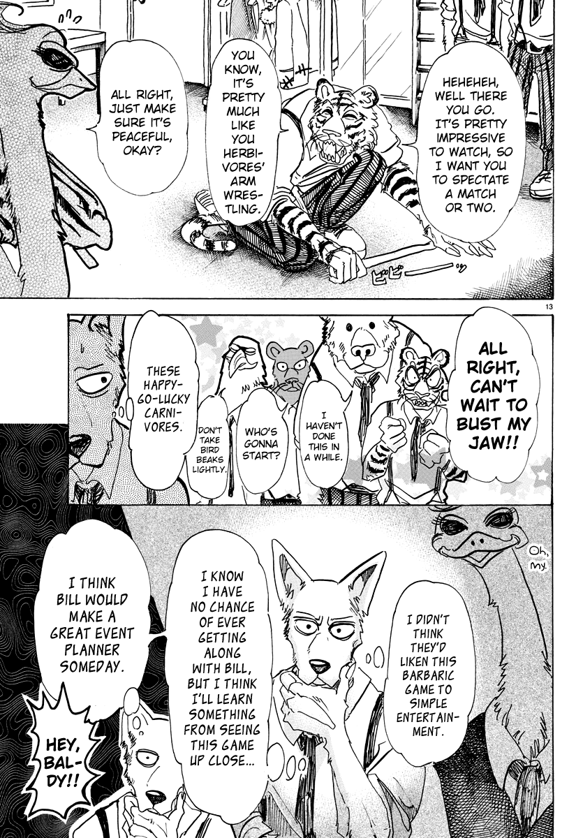 Beastars Chapter 67 page 14 - Chapter 67: Alternating the Currents of Dentition