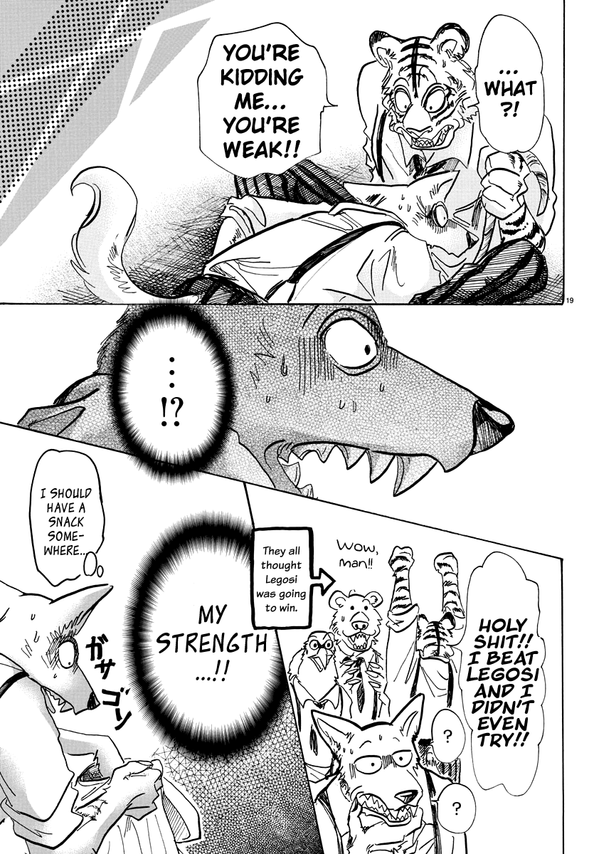 Beastars Chapter 67 page 20 - Chapter 67: Alternating the Currents of Dentition