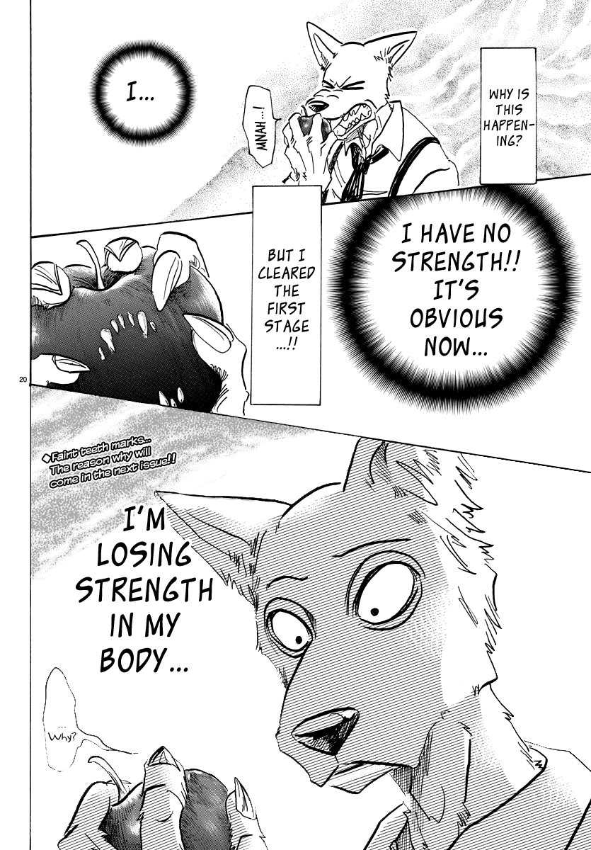 Beastars Chapter 67 page 21 - Chapter 67: Alternating the Currents of Dentition