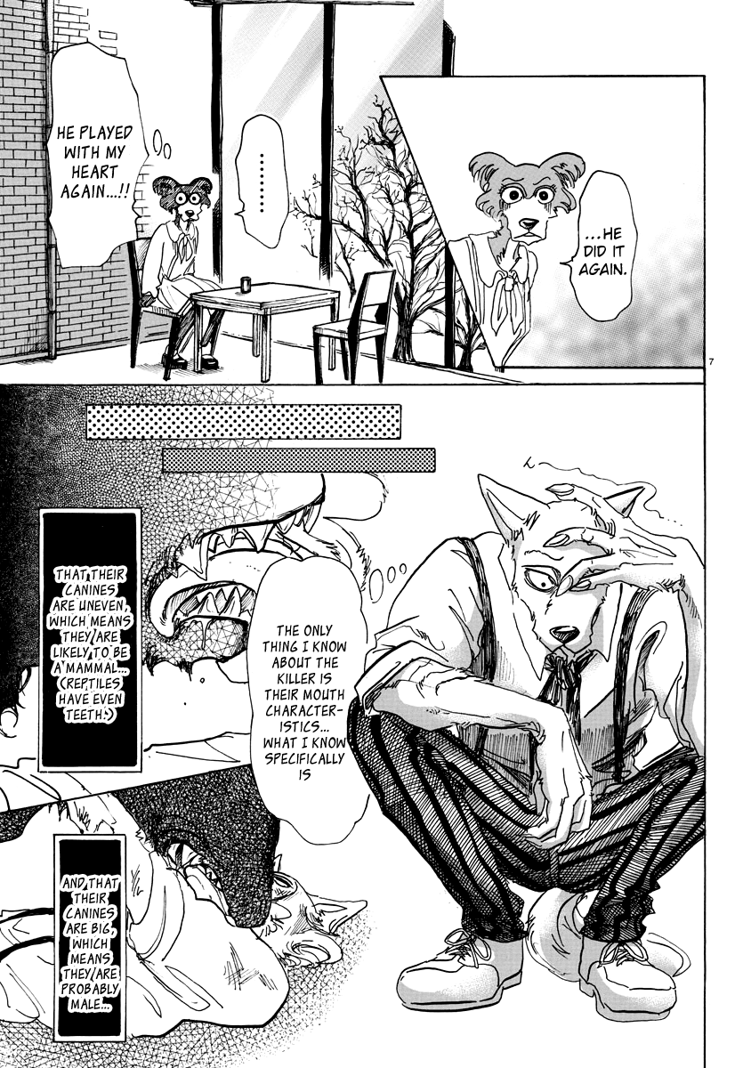 Beastars Chapter 67 page 8 - Chapter 67: Alternating the Currents of Dentition