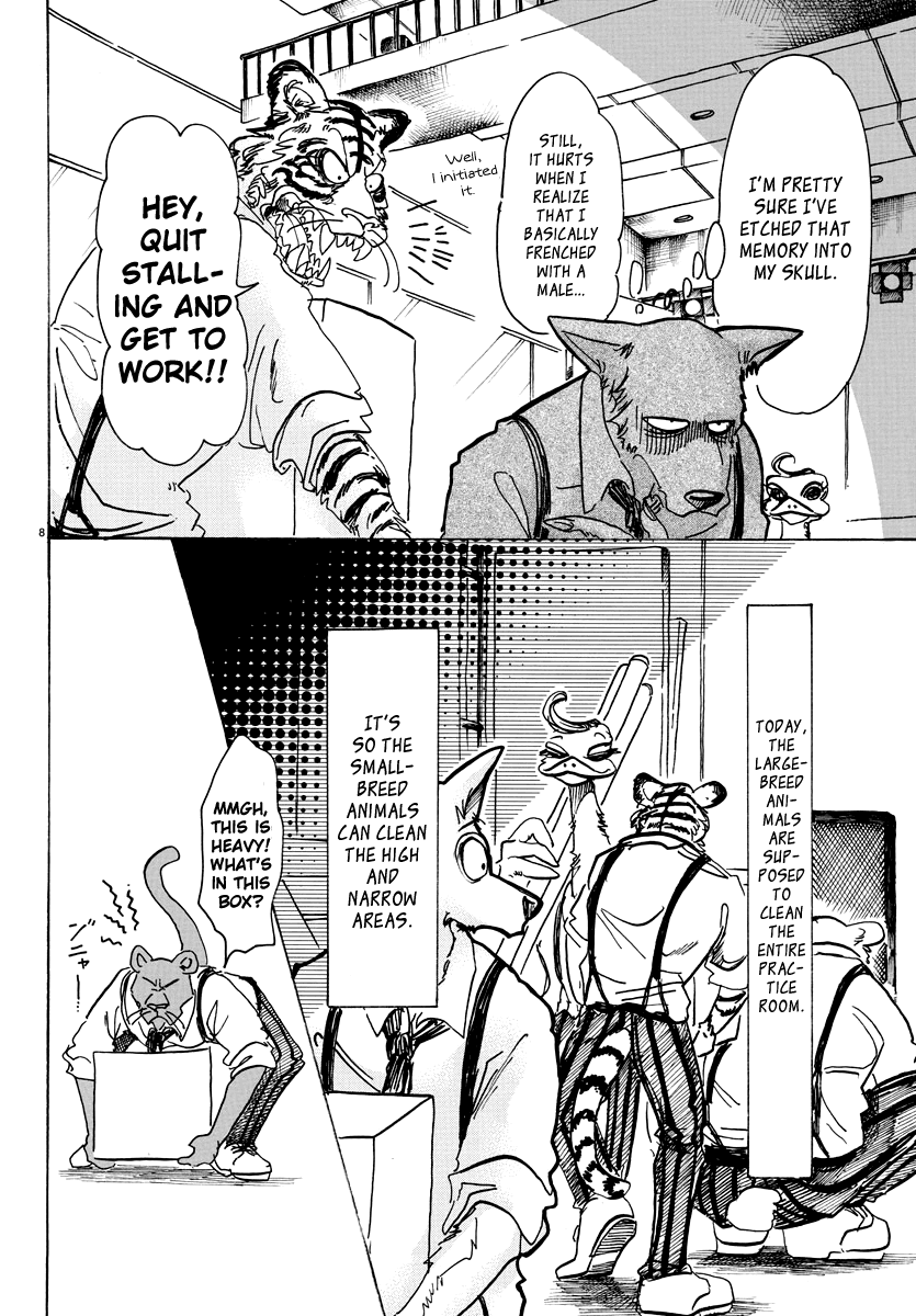 Beastars Chapter 67 page 9 - Chapter 67: Alternating the Currents of Dentition