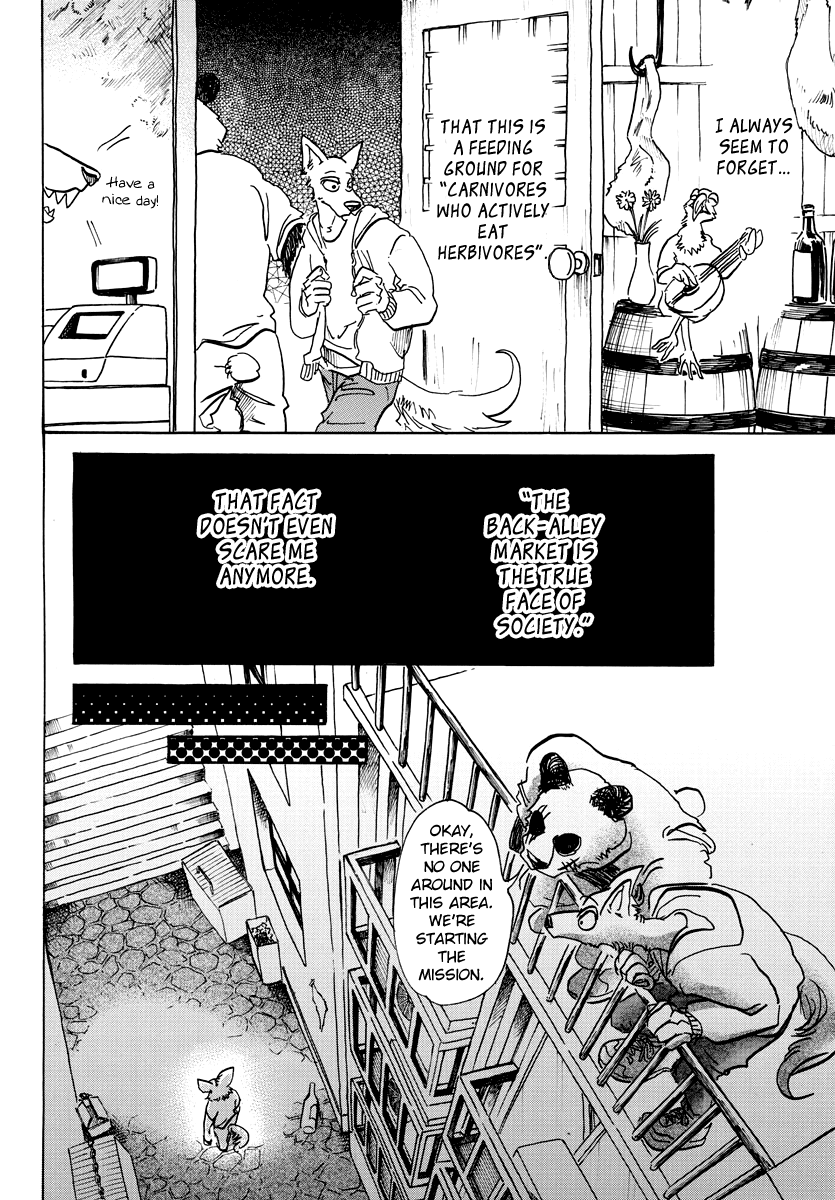 Beastars Chapter 68 page 10 - Chapter 68: Limp Teeth Meets Invigorated Hands