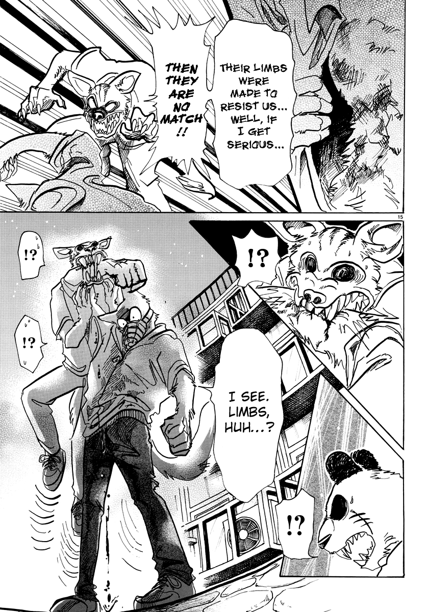 Beastars Chapter 68 page 15 - Chapter 68: Limp Teeth Meets Invigorated Hands
