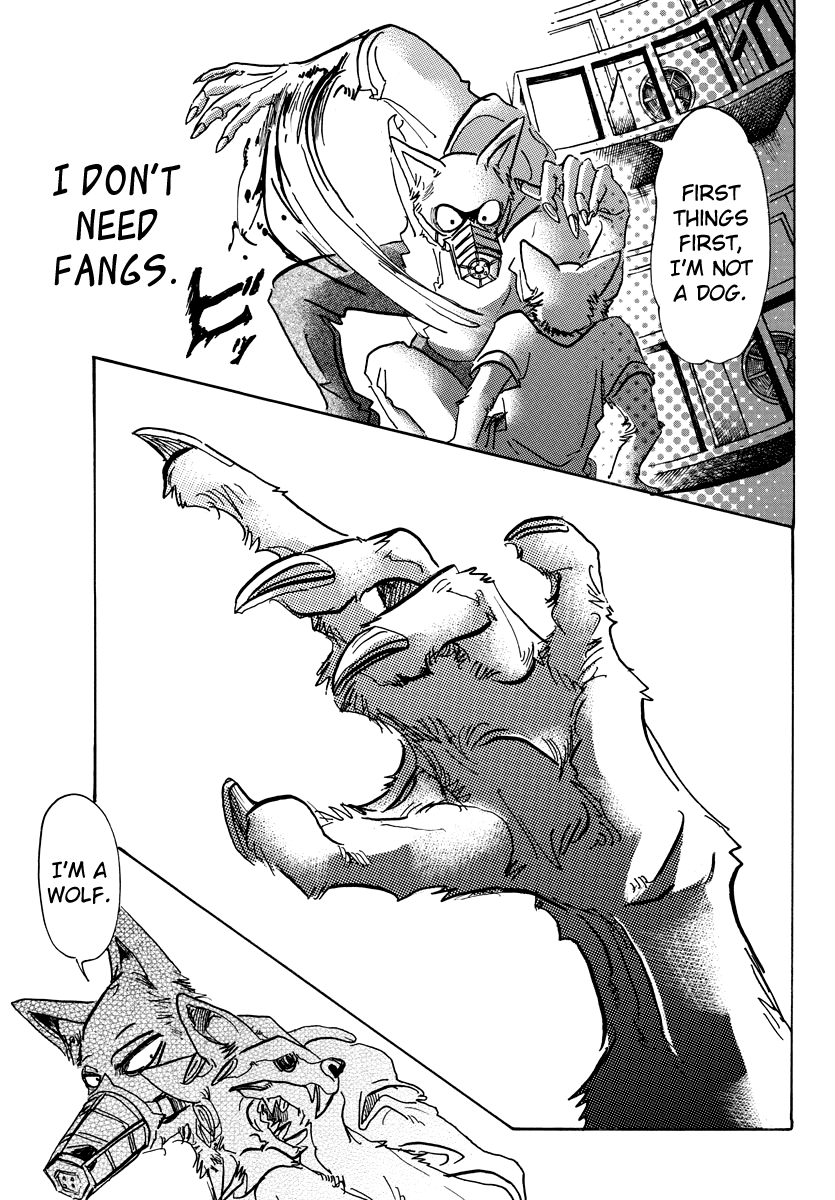 Beastars Chapter 68 page 17 - Chapter 68: Limp Teeth Meets Invigorated Hands