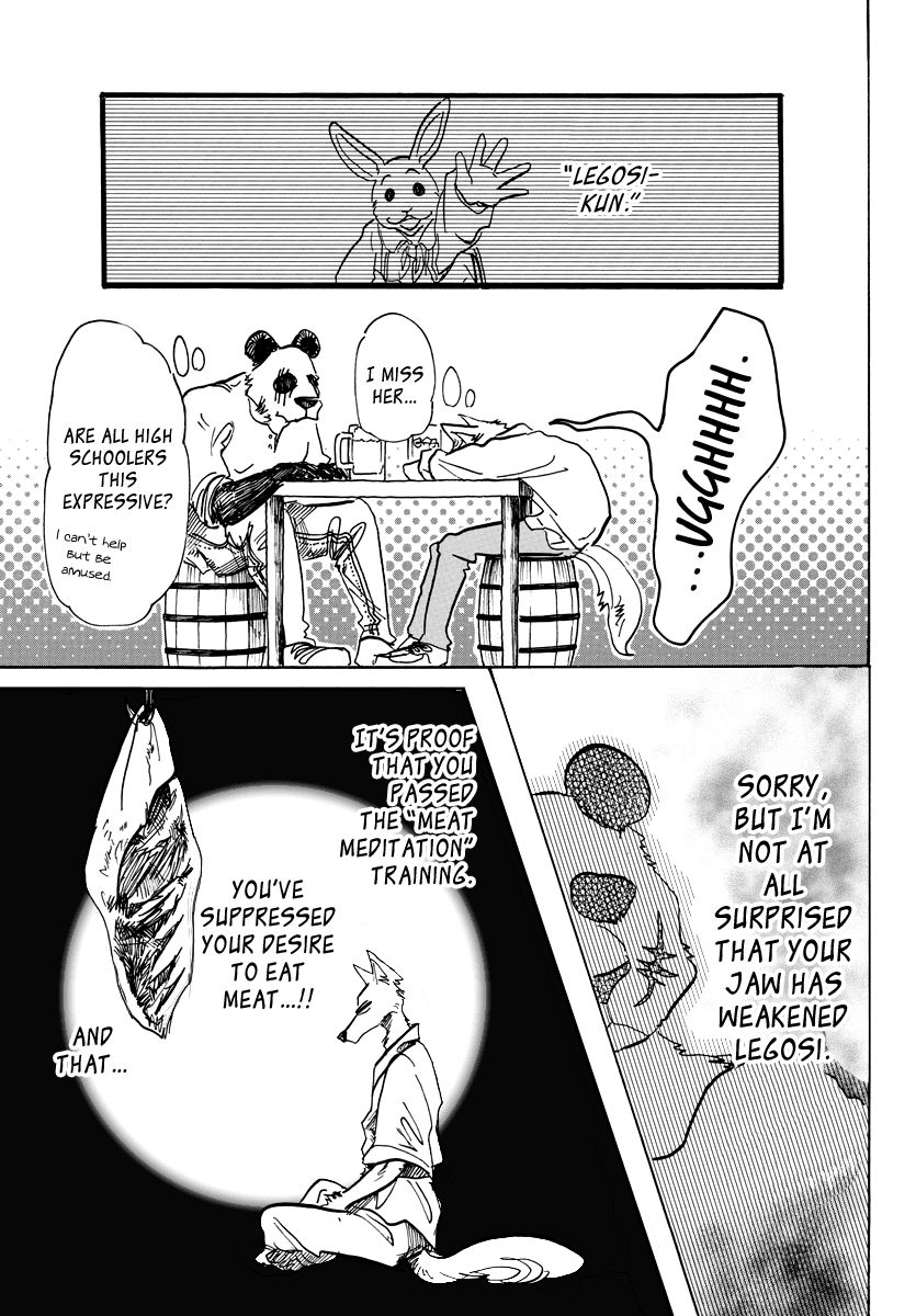 Beastars Chapter 68 page 5 - Chapter 68: Limp Teeth Meets Invigorated Hands