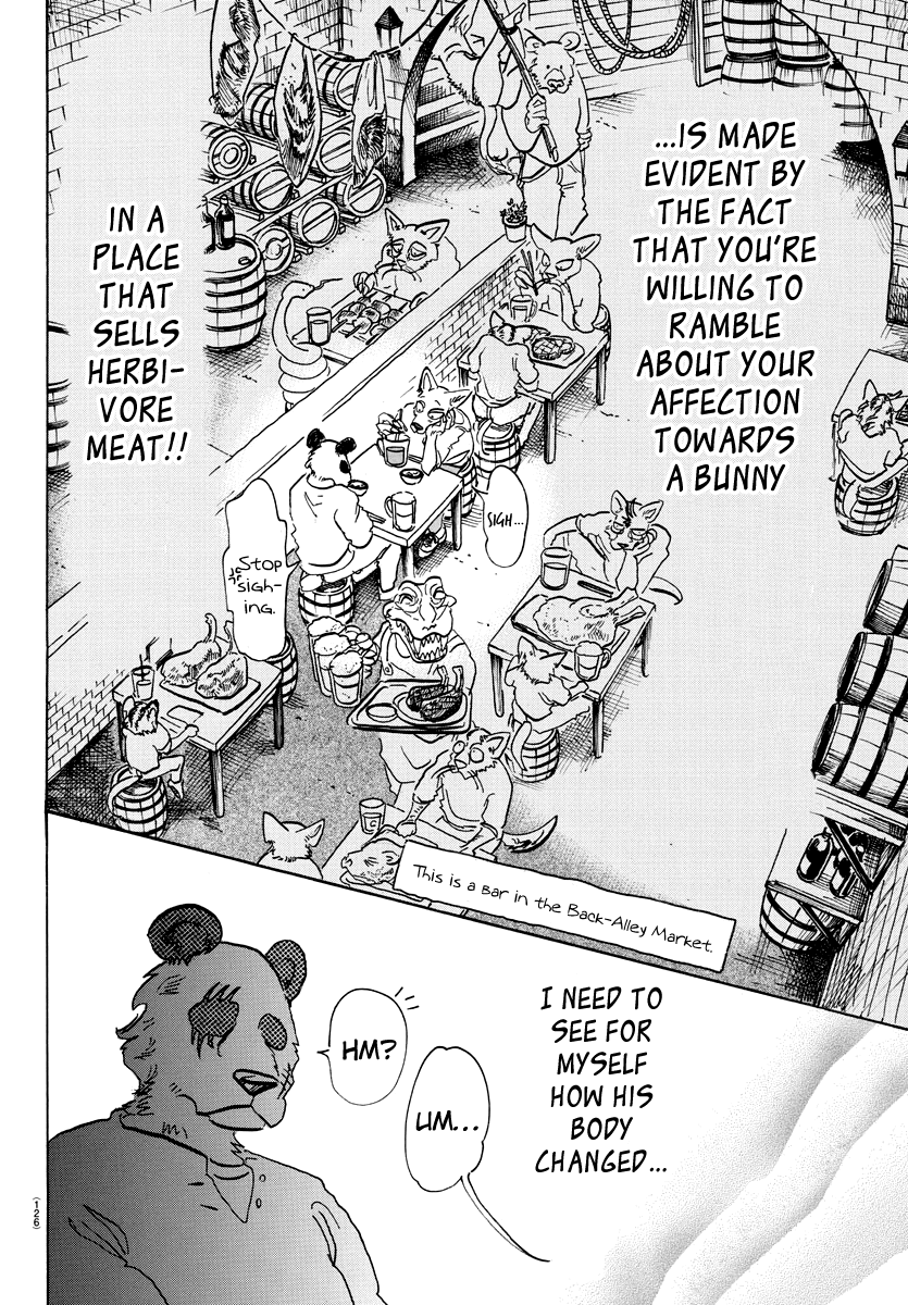 Beastars Chapter 68 page 6 - Chapter 68: Limp Teeth Meets Invigorated Hands