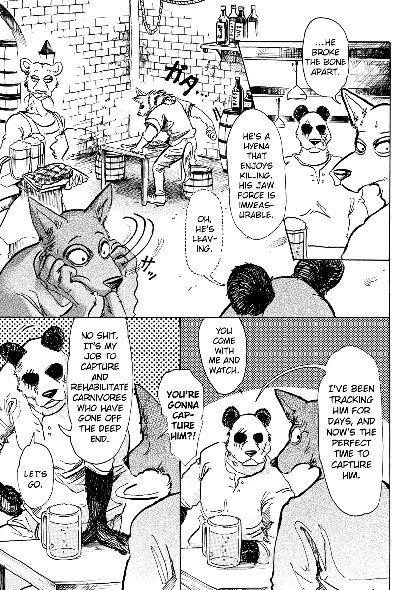 Beastars Chapter 68 page 9 - Chapter 68: Limp Teeth Meets Invigorated Hands