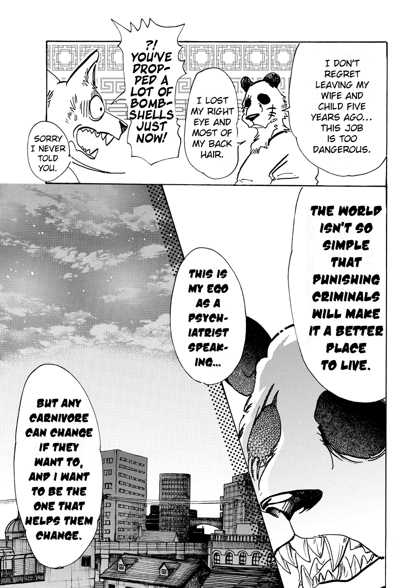Beastars Chapter 69 page 10 - Chapter 69: The Tin Can Phone Line is Dying