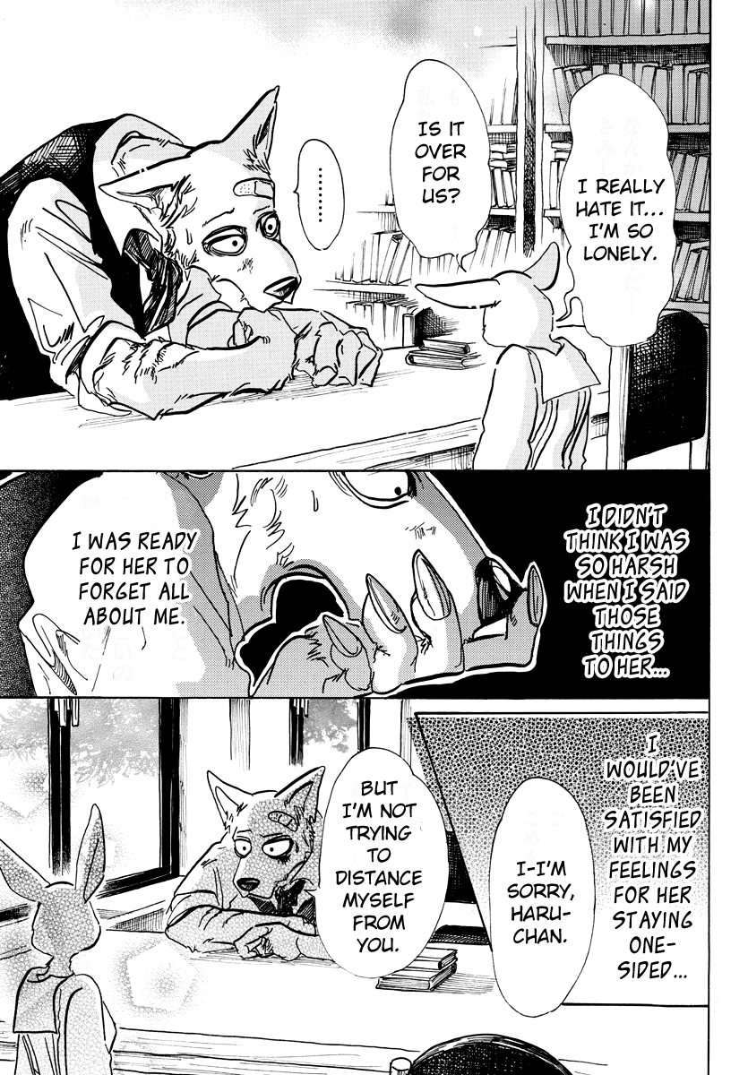 Beastars Chapter 69 page 16 - Chapter 69: The Tin Can Phone Line is Dying