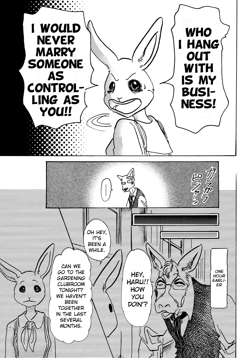 Beastars Chapter 69 page 24 - Chapter 69: The Tin Can Phone Line is Dying
