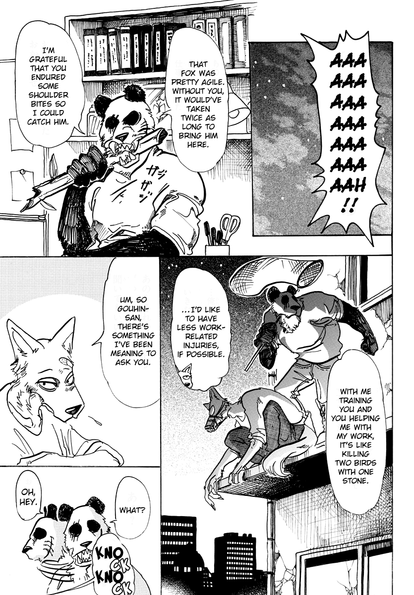 Beastars Chapter 69 page 6 - Chapter 69: The Tin Can Phone Line is Dying