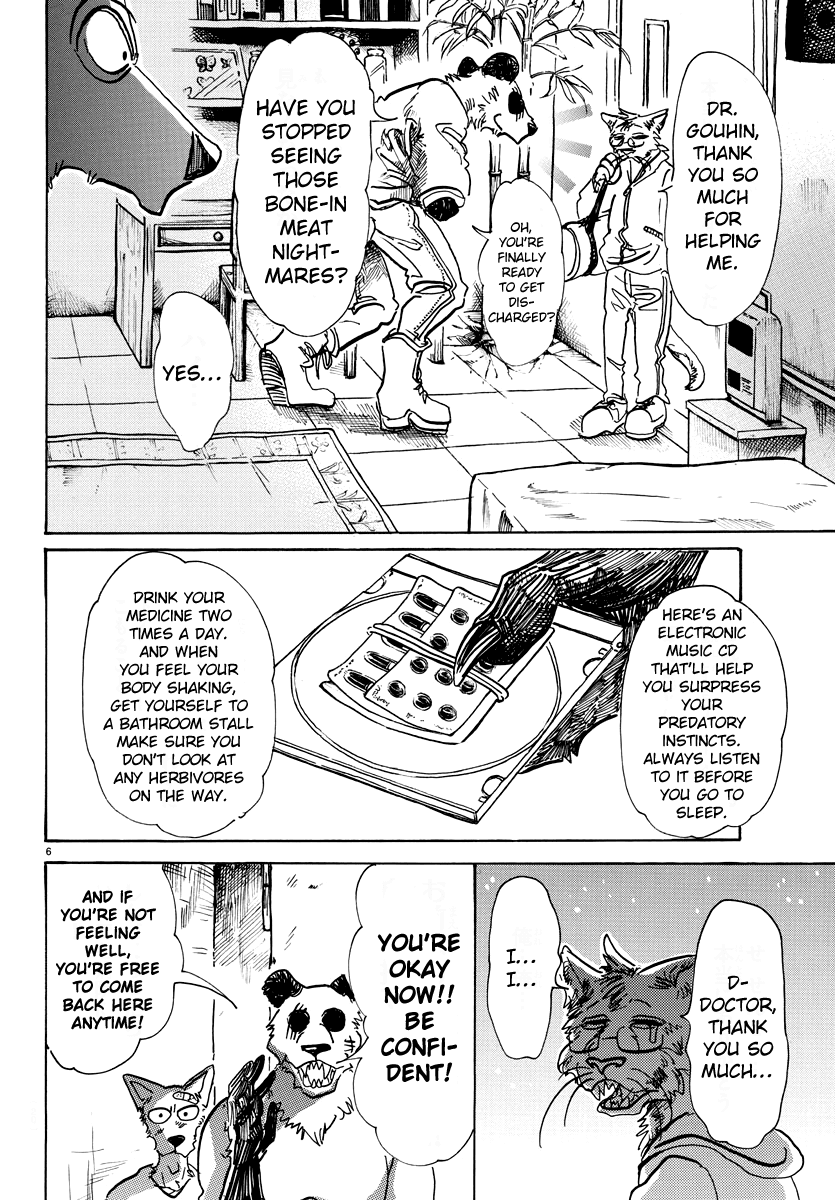 Beastars Chapter 69 page 7 - Chapter 69: The Tin Can Phone Line is Dying