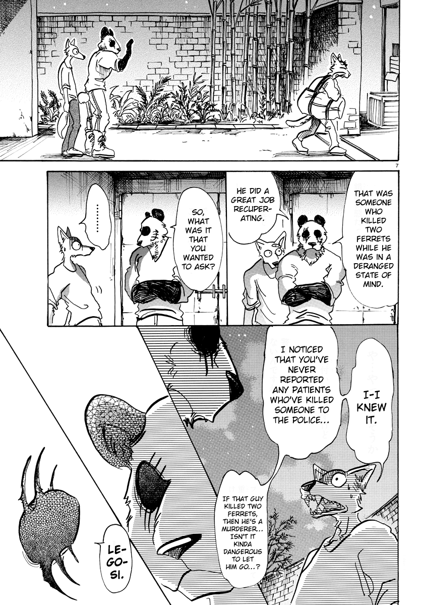 Beastars Chapter 69 page 8 - Chapter 69: The Tin Can Phone Line is Dying