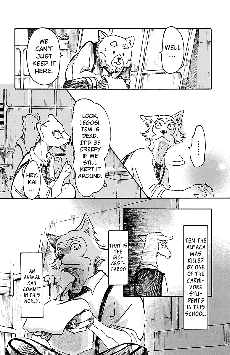 Beastars Chapter 7 page 12 - Chapter 7: Wildlife Sanctuary Level 100