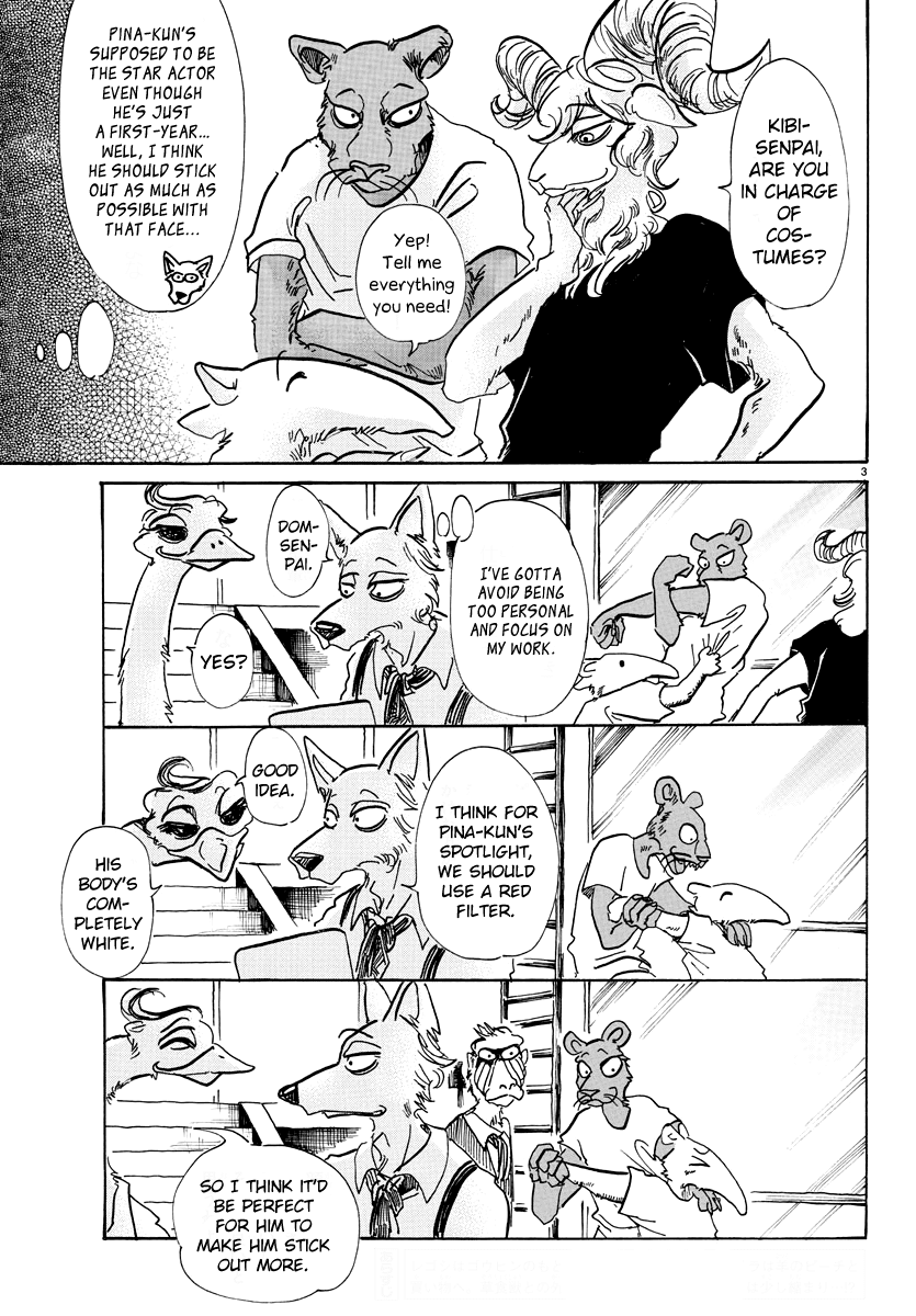 Beastars Chapter 71 page 3 - Chapter 71: Just an Ordinary Day