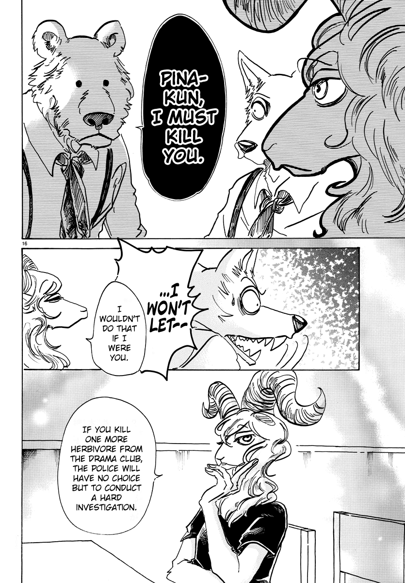 Beastars Chapter 72 page 15 - Chapter 72: Burning White Flames