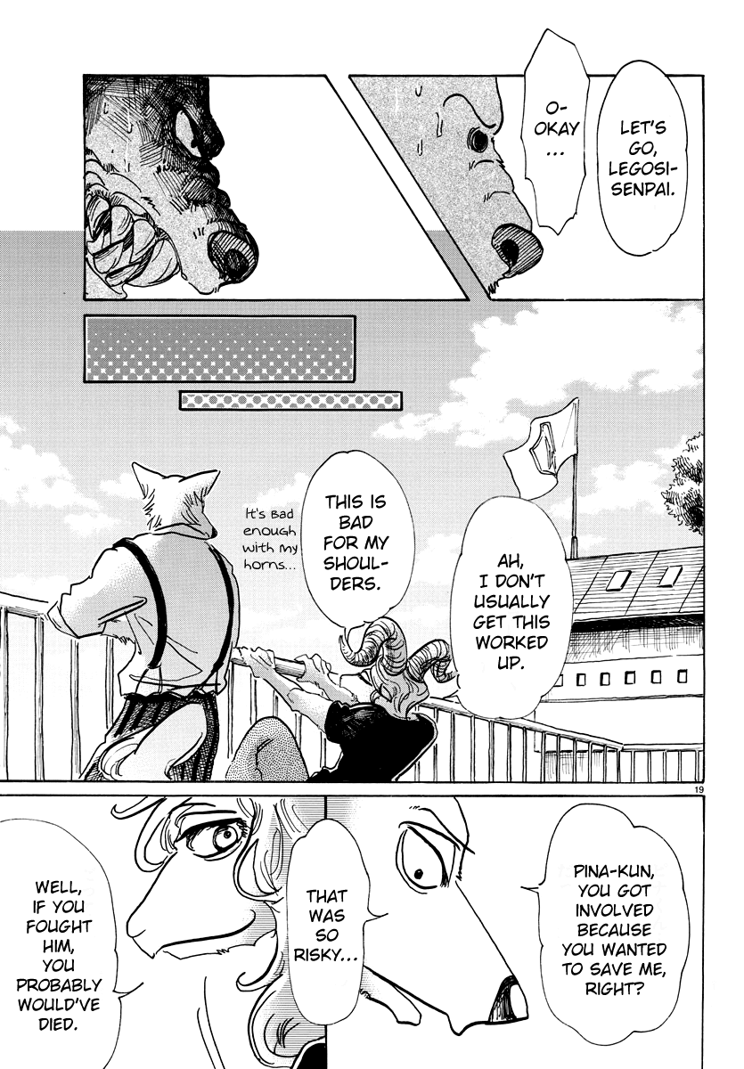 Beastars Chapter 72 page 18 - Chapter 72: Burning White Flames