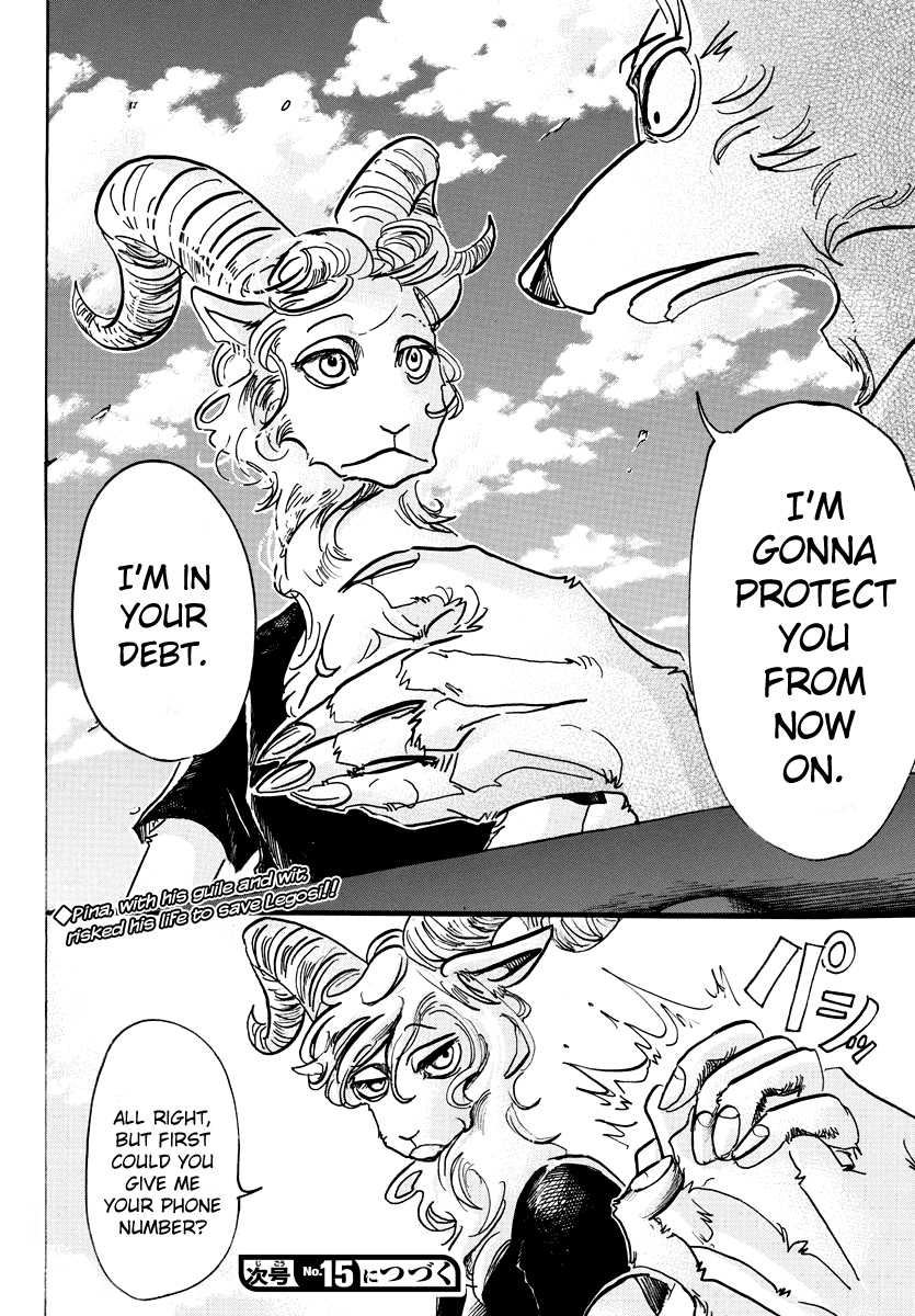 Beastars Chapter 72 page 19 - Chapter 72: Burning White Flames