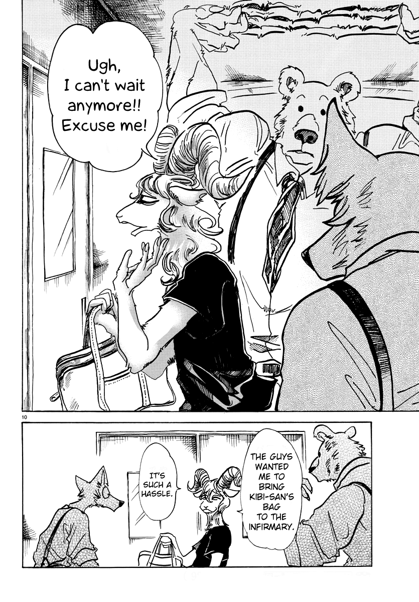 Beastars Chapter 72 page 9 - Chapter 72: Burning White Flames