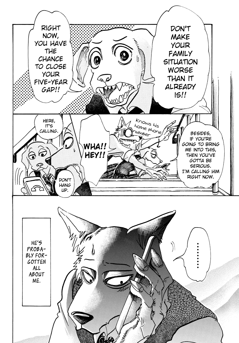 Beastars Chapter 73 page 14 - Chapter 73: A "Wolf" with Good Lineage
