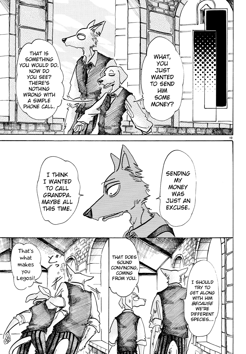 Beastars Chapter 73 page 19 - Chapter 73: A "Wolf" with Good Lineage