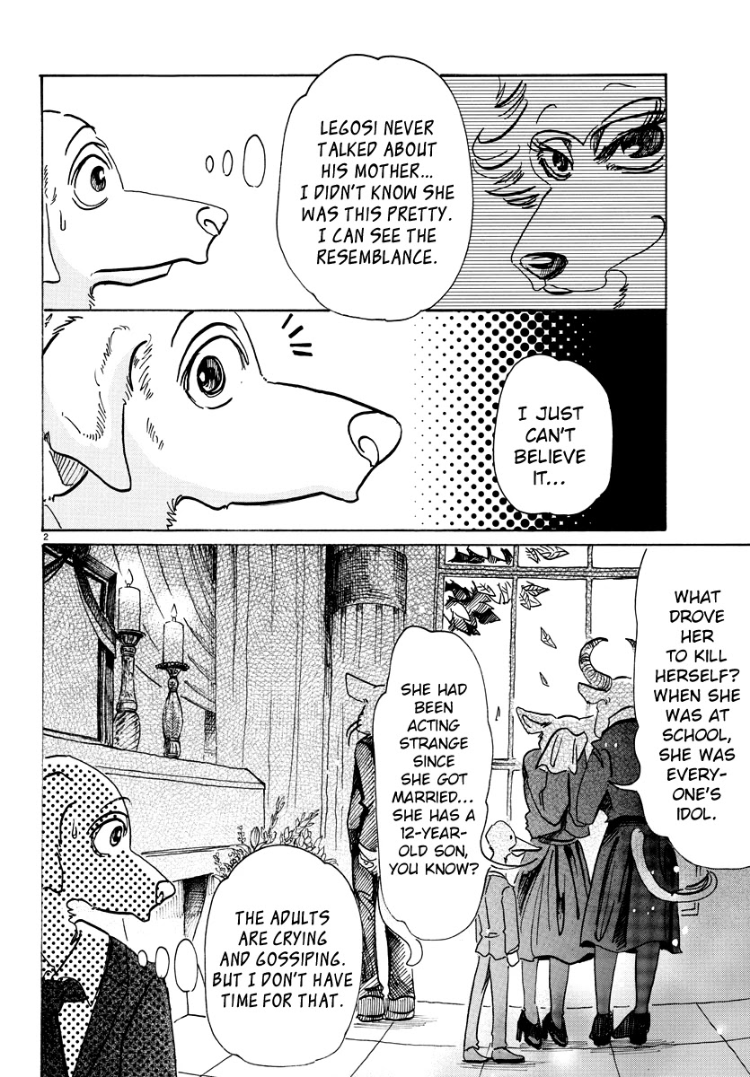 Beastars Chapter 73 page 2 - Chapter 73: A "Wolf" with Good Lineage