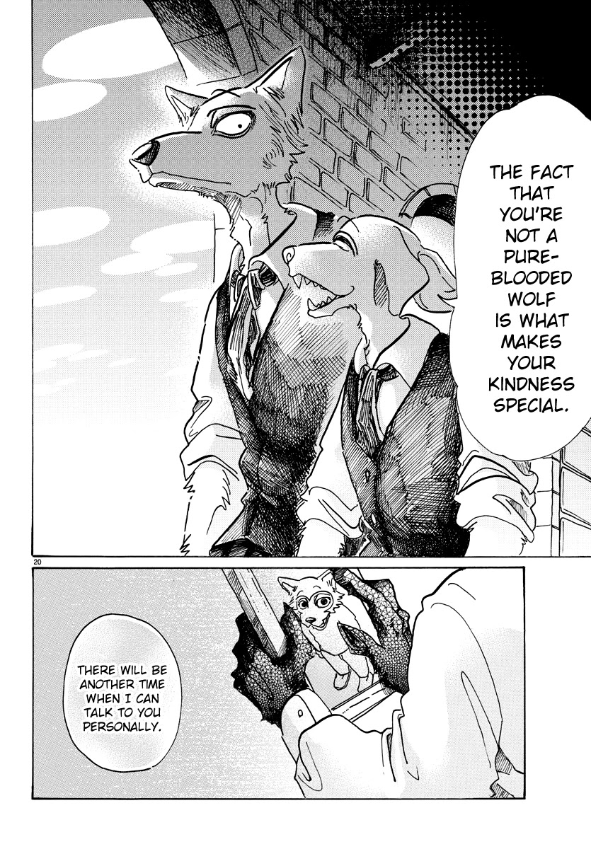 Beastars Chapter 73 page 20 - Chapter 73: A "Wolf" with Good Lineage