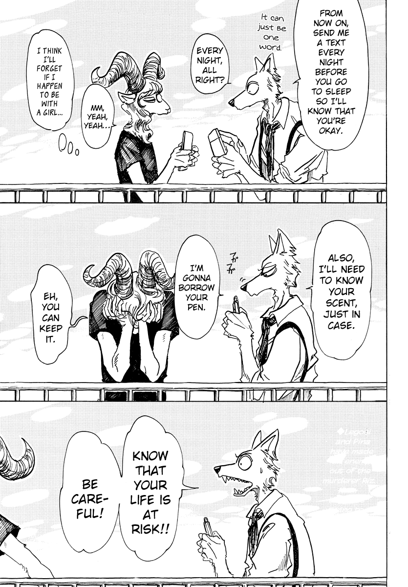 Beastars Chapter 74 page 1 - Chapter 74: An Aloof Knight