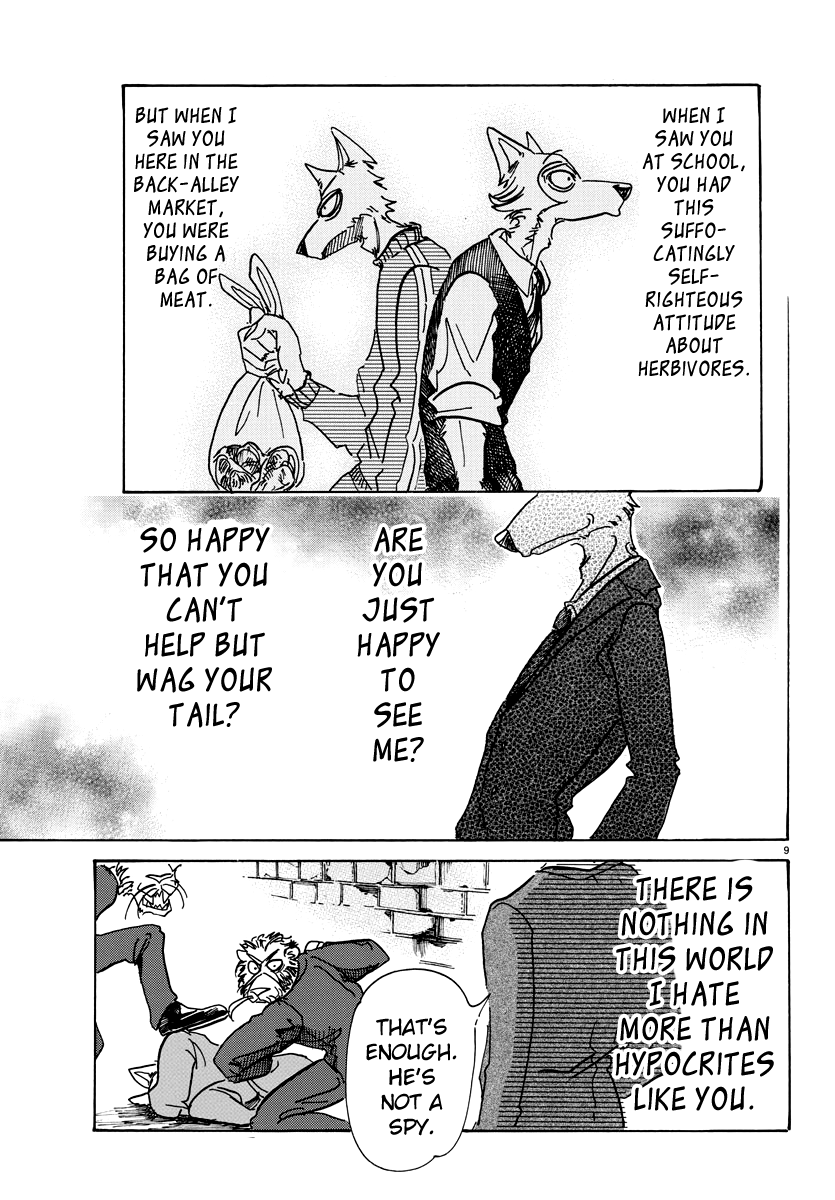 Beastars Chapter 75 page 9 - Chapter 75: To Unwind A Grandfather Clock