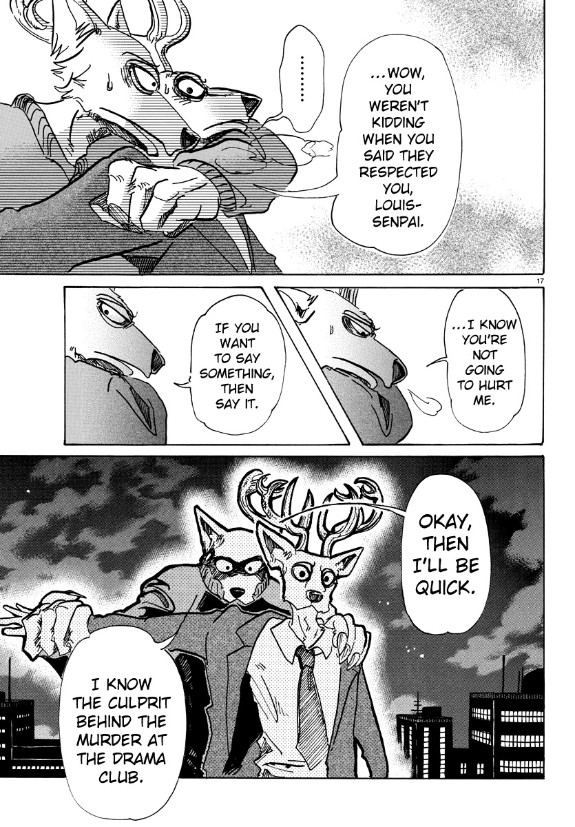 Beastars Chapter 76 page 17 - Chapter 76: A Capriccio And A Cry For The Moon