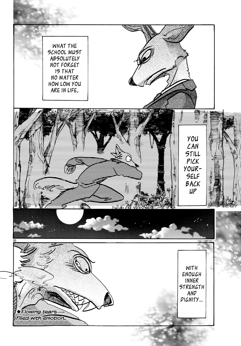 Beastars Chapter 76 page 20 - Chapter 76: A Capriccio And A Cry For The Moon