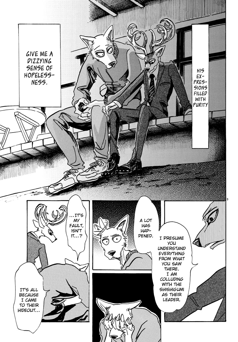 Beastars Chapter 76 page 4 - Chapter 76: A Capriccio And A Cry For The Moon