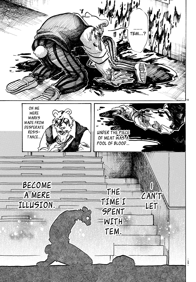 Beastars Chapter 77 page 19 - Chapter 77: The Naivete of a Honey Hunt