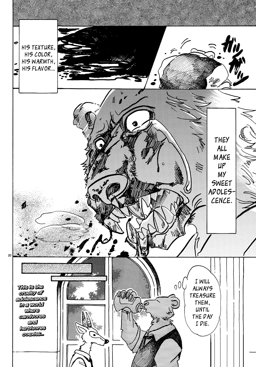 Beastars Chapter 77 page 20 - Chapter 77: The Naivete of a Honey Hunt