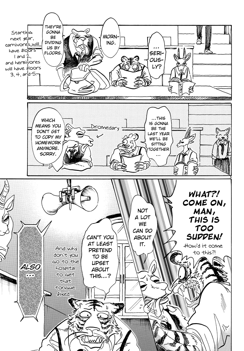 Beastars Chapter 78 page 5 - Chapter 78: A Garden of Organic Fruit
