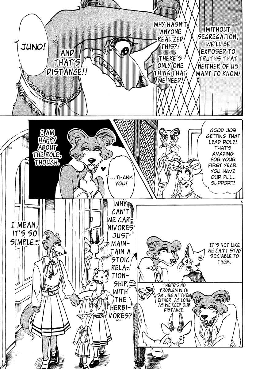 Beastars Chapter 79 page 5 - Chapter 79: A Lingerie-to-Lingerie Talk