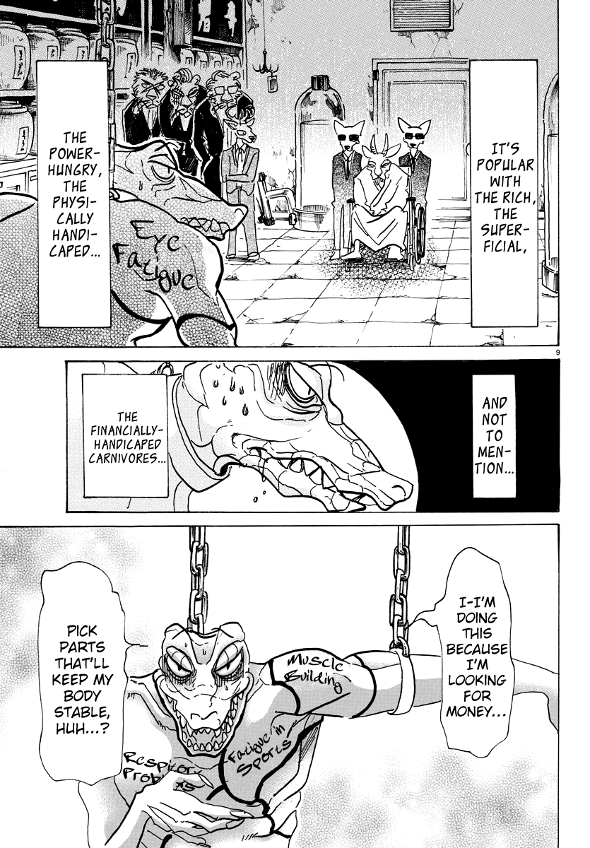 Beastars Chapter 80 page 10 - Chapter 80: The Decision to Smile
