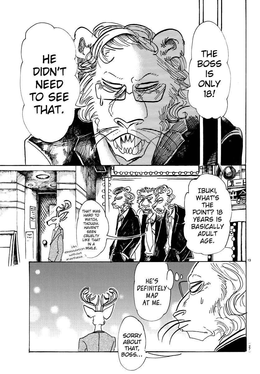 Beastars Chapter 80 page 14 - Chapter 80: The Decision to Smile